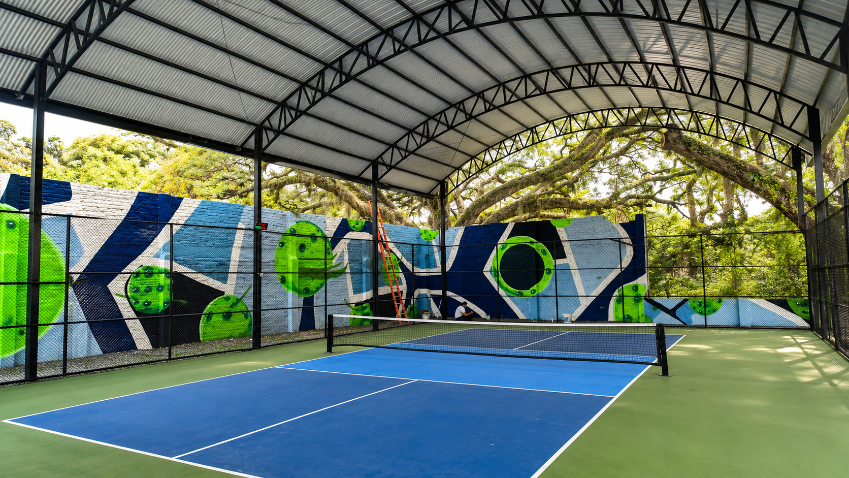 Cancha principal de Pickleball